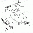 H0507R88D Engine Cover Bayliner Models