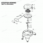 H0053F88B Starter Rewiind (88a Thru 89a Models)