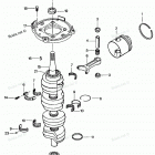 H1258C88A Коленвал и поршни