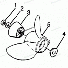 H1258F88C Straight Hub Props