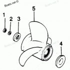 H0856X88B Flared Hub Props
