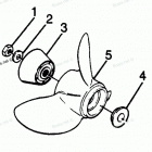 H1258I88C Straight Hub Props