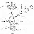 H1251H88C Коленвал и поршни