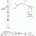 H1258D88B Parts Breakdown Tilt Cylinder, Trim Cylinder, Moto...