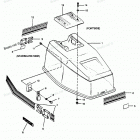 H0507V88D Engine Cover Bayliner Models