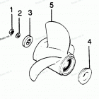 H1258T88B Flared Hub Props