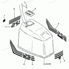 H1258V88C Engine Cover Bayliner Models