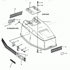 H0507T88C Engine Cover Bayliner Models