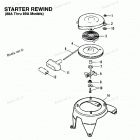 H0053F88A Starter Rewiind (88a Thru 89a Models)