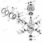 H0507L88D Коленвал и поршни