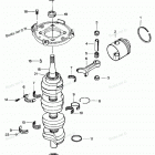 H1251X87B Коленвал и поршни