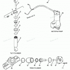 H0858V87B Parts Breakdown Tilt Cylinder, Trim Cylinder, Moto...
