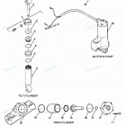 H0856F87B Parts Breakdown Tilt Cylinder, Trim Cylinder, Moto...