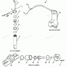 H0856Y87B Parts Breakdown Tilt Cylinder, Trim Cylinder, Moto...