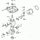 H0856X87B Коленвал и поршни