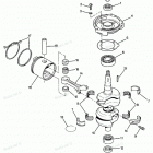 H0507F87B Коленчатый вал & Поршень