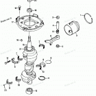 H0856V87B Коленвал и поршни