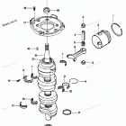 H1251F86A Коленвал и поршни