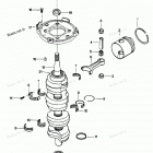 H1251X86B Коленвал и поршни