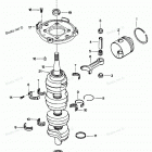 H1258V86A Коленвал и поршни