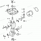 H0856X86A Коленвал и поршни