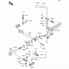 Bayou 300 (KLF300-B3) Педаль тормоза