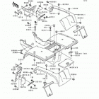 Bayou 300 (KLF300-B3) Заднее крыло