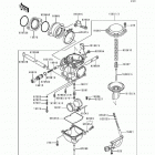 Bayou 300 (KLF300-B3) Карбюратор