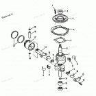 H0152S85C Crankshaft And Piston (88a-92b & Ser. # E000001 Th...