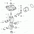 H0856X85A Коленвал и поршни