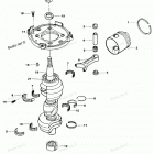 H0856X85B Коленвал и поршни