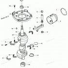H0856F85A Коленвал и поршни