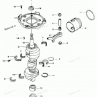 H0858H84H Коленвал и поршни