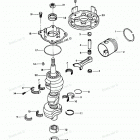 H0858C84H Коленвал и поршни