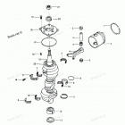 H0858H82E Коленвал и поршни