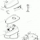 H0042081C Engine Cover And Fuel Tank