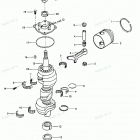 H0850H80A Коленвал и поршни