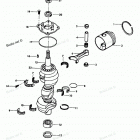 H0858B80C Коленвал и поршни