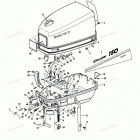 H0061H79B Engine Cover And Support Plate