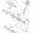 PHAZER RTX PZ50RTBW Коленчатый вал и Поршень