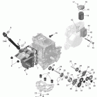 MXZ TNT 600ACE LFF Масляная система