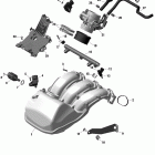 Expedition SE 1200 XU Впускной коллектор и дроссельная заслонка