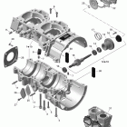 Summit SP 600HO E-TEC Картер и водяной насос