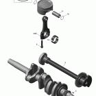 Expedition SE 1200 XU Коленвал и поршни