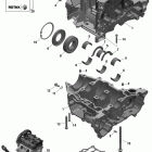 Skandic WT 600 ACE (4-strokes) Блок двигателя