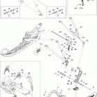 MX Z X 600RS Передняя подвеска и лыжи