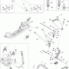 Renegade Back Country X 800R ETEC XP Передняя подвеска и лыжи