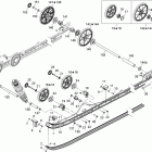 Summit SP 800R E-TEC 08- rear suspension runner