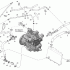 Tundra Xtreme 600HO E-TEC XP-LTS Система охлаждения
