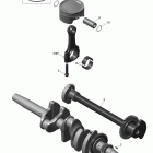 GSX LE & SE 1200 XR Коленвал и поршни